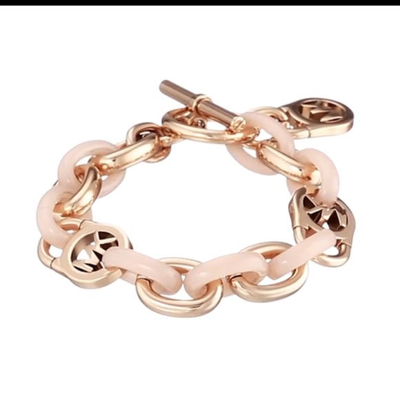 NWT Michael Kors Fulton Toggle Link Bracelet - Picture 3 of 7